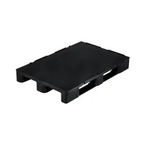 Medium raklap, 1200x800x148 mm, 3 csúszótalpas, zárt felület, peremmel