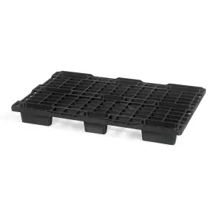 Light pallet, 1200x800x125 mm, 9 feet, with rim
