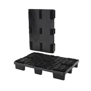 Light ESD raklap, 1140x760x155 mm, 9 lábas, rácsos felület, perem nélkül