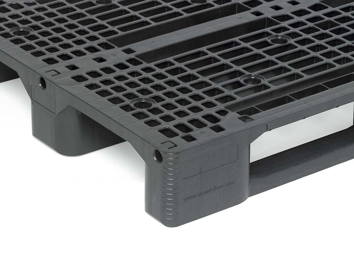 Medium pallet, 1200x800x150 mm, 3 runners, with 22 mm rim - Image 2