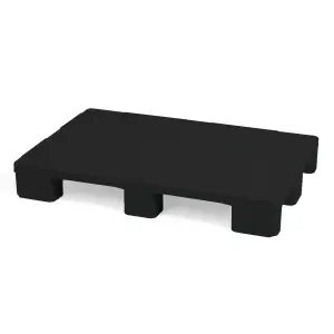 Higiéniai ESD raklap, 1200x800x160 mm, 9 lábas, peremmel