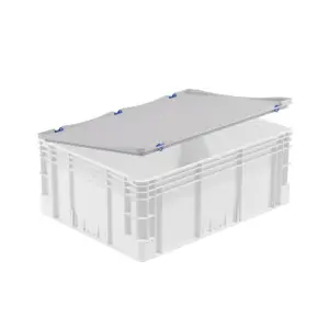 Silverline hinged roof without lock, 800x600 mm, grey