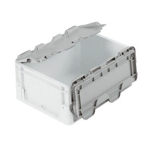 Silverline built-in "crocodile" box top, 400x300 mm, grey