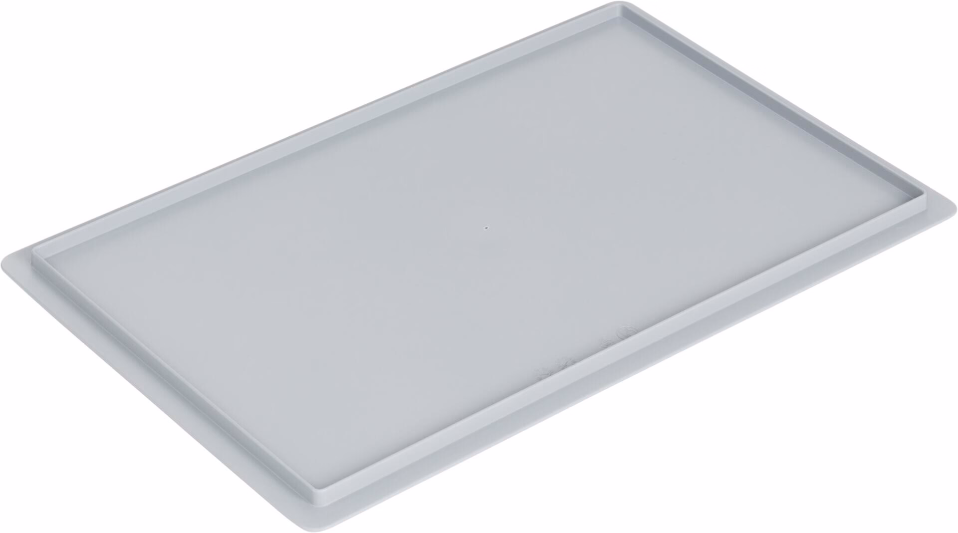 Newbox hingeless "loose" crate lid, 600x400 mm, grey - Image 2