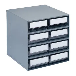 Shelf cabinet Lagerbox for small parts storage box, 376x400x400 mm, grey