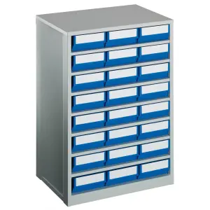 Shelf cabinet Lagerbox for small parts storage box, 600x417x862 mm, grey