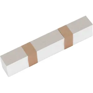 Label Systembox for small parts storage box, 298x42 mm, white