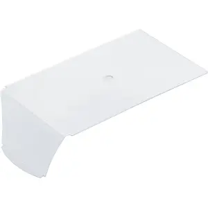 Roof with front panel for Futura small parts storage box, 193x320 mm, transparent