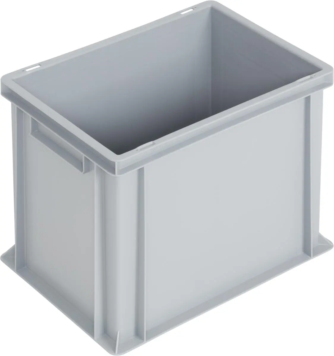 Newbox storage box, 400x300x320 mm, closed tab, grey