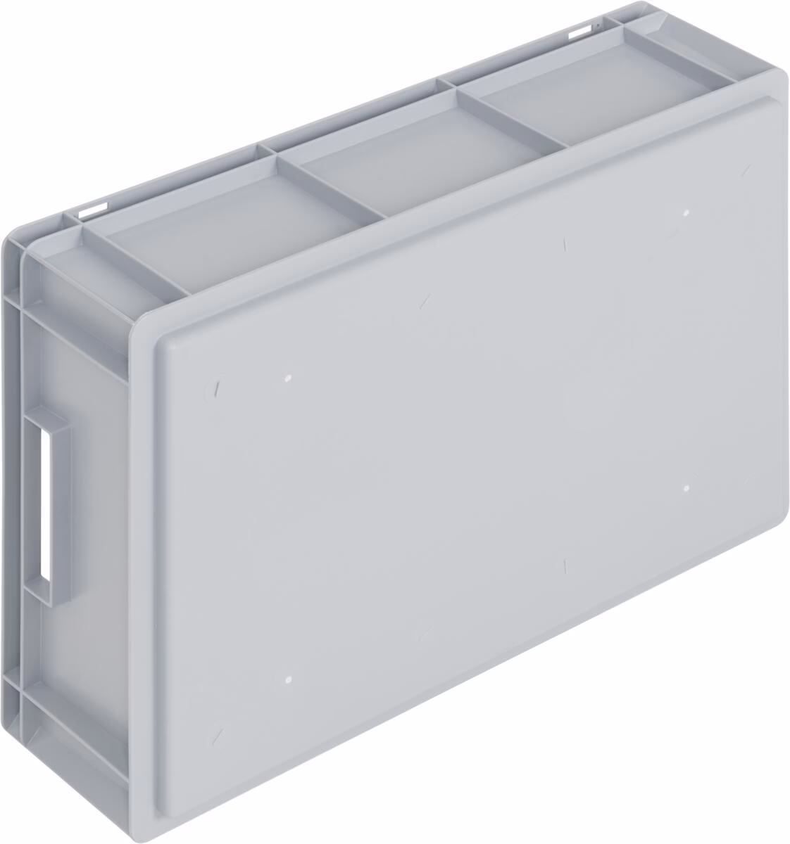 Newbox storage box, 600x400x170 mm, open top, grey - Image 2