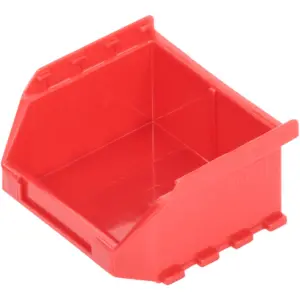 Systembox kisalkatrésztároló láda, 85x100x50 mm, piros