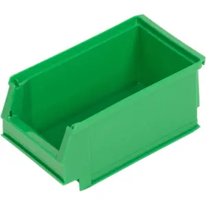 Systembox small parts storage box, 160x100x75 mm, green