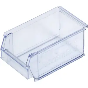 Systembox small parts storage box, 160x100x75 mm, transparent