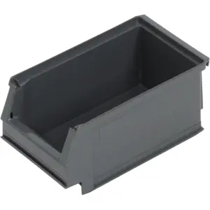 Systembox small parts storage box, 160x100x75 mm, grey