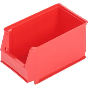Systembox small parts storage box, 230x150x130 mm, red