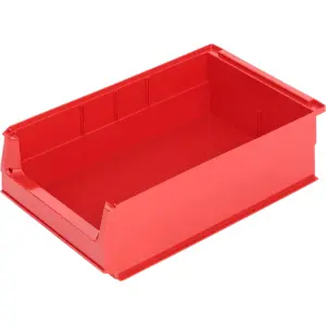 Systembox kisalkatrésztároló láda, 500x310x145 mm, piros