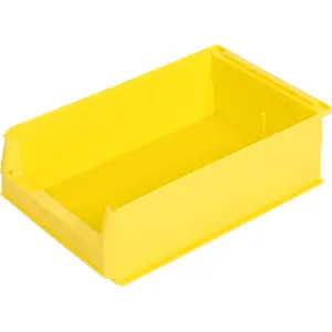 Systembox kisalkatrésztároló láda, 500x310x145 mm, sárga