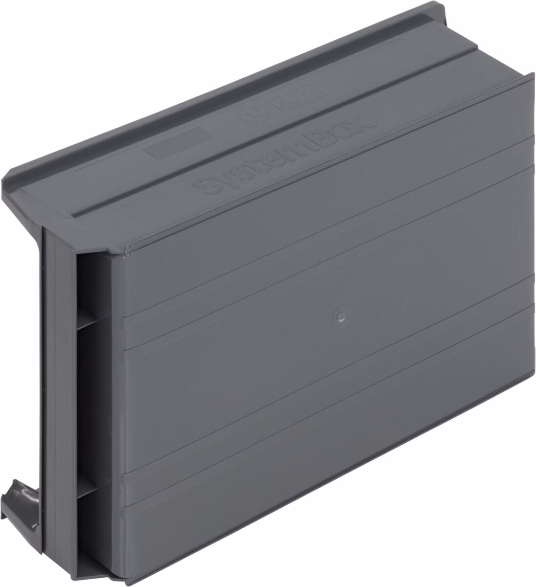 Systembox small parts storage box, 500x310x145 mm, grey - Image 2