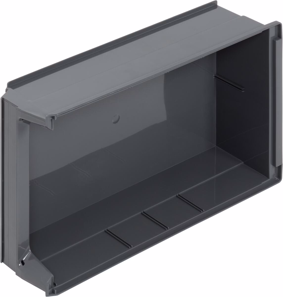 Systembox small parts storage box, 500x310x145 mm, grey - Image 3