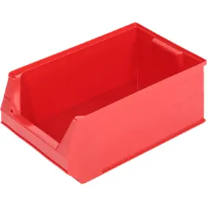 Systembox kisalkatrésztároló láda, 500x310x200 mm, piros