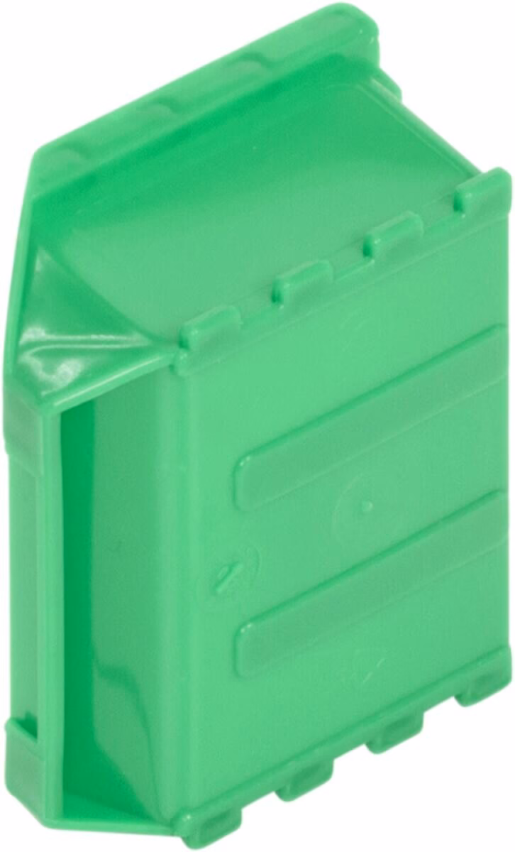 Futura small parts storage box, 85x100x50 mm, green - Image 2