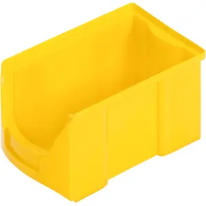 Futura small parts storage box, 229x148x122 mm, yellow