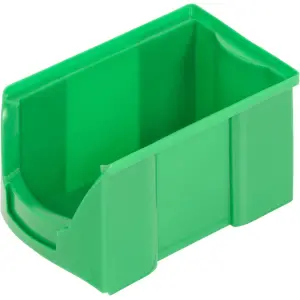 Futura small parts storage box, 229x148x122 mm, green