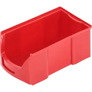 Futura small parts storage box, 360x210x147 mm, red