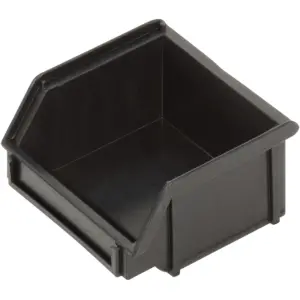 Classicbox ESD kisalkatrésztároló láda, 95x100x50 mm, megfogórúd nélkül, fekete