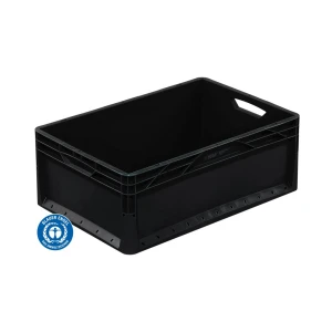 Lightline "Blue Angel" storage box, 600x400x220 mm, closed sides, open handgrips