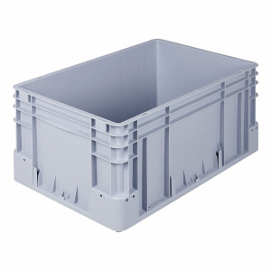 Silverline tárolóláda, 600x400x270 mm, zárt oldalak, zárt fül