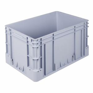 Silverline tárolóláda, 600x400x320 mm, zárt oldalak, zárt fül