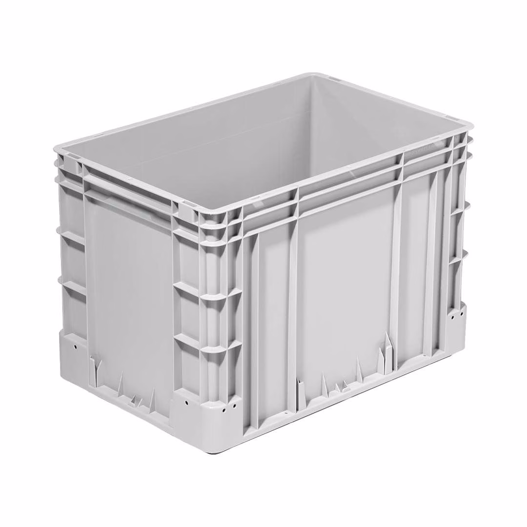Silverline tárolóláda, 600x400x420 mm, zárt oldalak, zárt fül