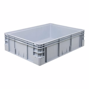Silverline storage box, 800x600x220 mm, closed sides, closed tab