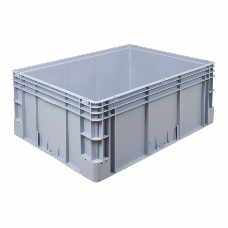 Silverline storage box, 800x600x320 mm, closed sides, closed tab