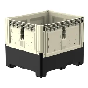 Smartbox foldable container with 4 legs, 1200x1000x973/465 mm