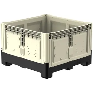 Smartbox foldable container with 4 legs, 1200x1200x800/293 mm