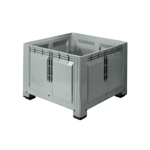 Rigid container with 4 legs, 1200x1200x850 mm