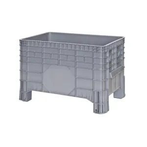 Rigid container with 4 legs, 1040x640x670 mm