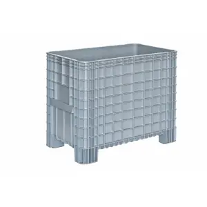 Rigid container with 4 legs, 1030x600x840 mm