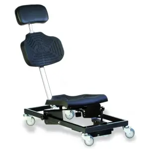 Werksitz 1281 Plus special Classic chair with wheels, headrest, for overhead work