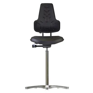 WS 8211 Werkstar chair with five-pointed star base and raised gas spring