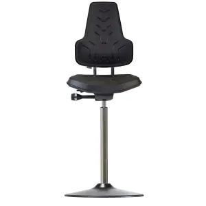 WS 8211 TPU Werkstar chair, round base, with raised gas spring