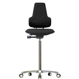 WS 8311.20 KL Werkstar chair with five-pointed star base on castors, with raised gas spring