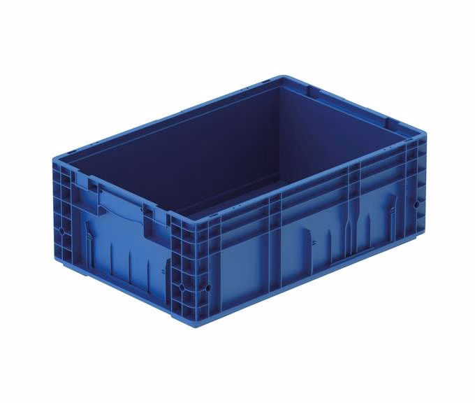 RL-KLT 6213 automotive storage box, 600x400x213 mm, blue