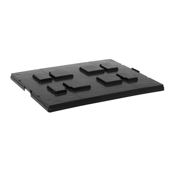 1222x1022x82 mm raklaptető, fekete