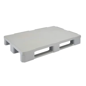 Higiéniai raklap, 1200x800x160 mm, 3 csúszótalpas, peremmel, szürke