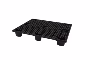 Többutas raklap, 1200x1000x145 mm, 9 lábas, peremmel