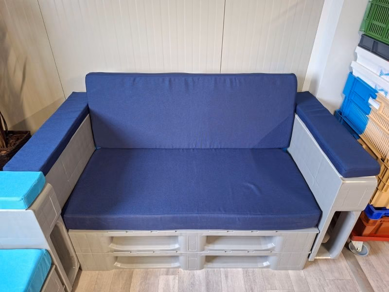 Pallet furniture, double sofa - Image 2