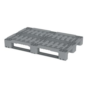 Medium automatic pallet, 1200x800x145 mm, 3 runners, with rim
